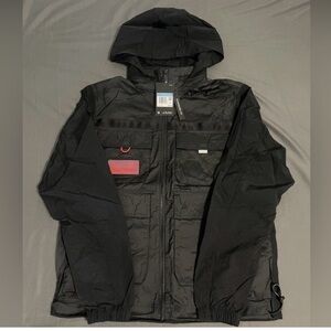 JORDAN 23 ENGINEERED BLACK INFRARED HOODED JACKET NWOT